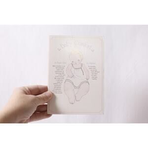 Uncut Baby Comfort Paper Doll by Michel 1900s Retro-style ~ 260427-WH M-17-08